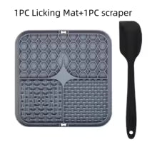 Tapis de léchage en silicone pour chien