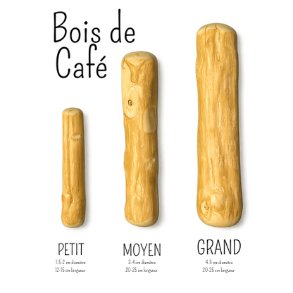 Jouet à mâcher en bois de café Naturel