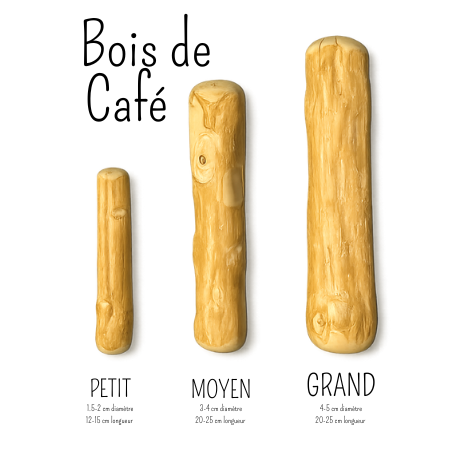 Jouet à mâcher en bois de café Naturel