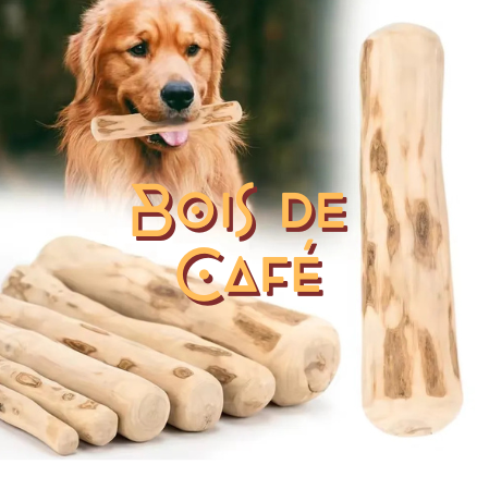 Jouet à mâcher en bois de café Naturel
