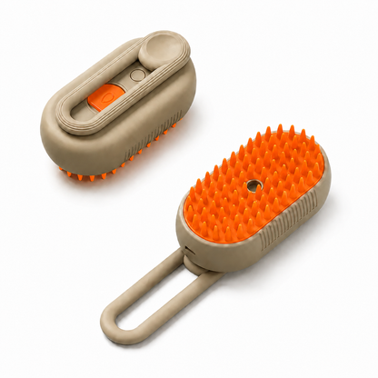 Brosse de toilettage vapeur 2-en-1