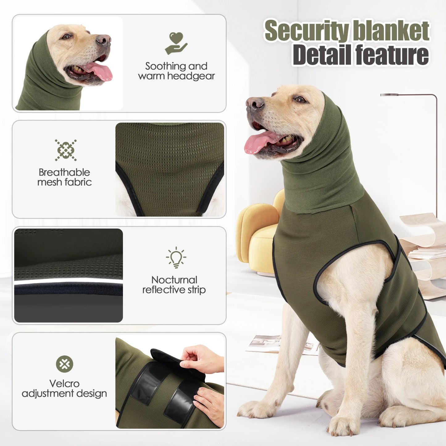 Veste anti anxiété pour chien
