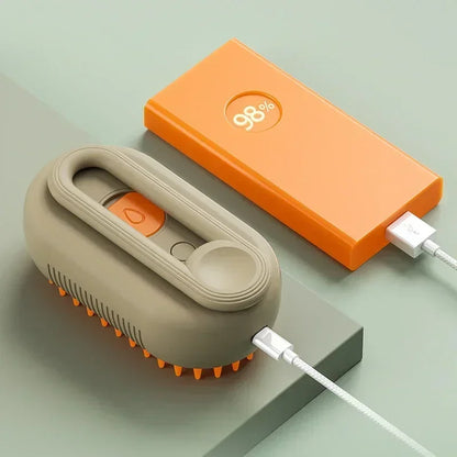 Brosse de toilettage vapeur 2-en-1