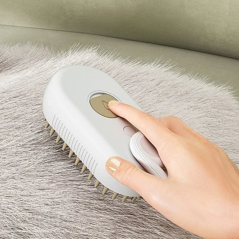Brosse de toilettage vapeur 2-en-1