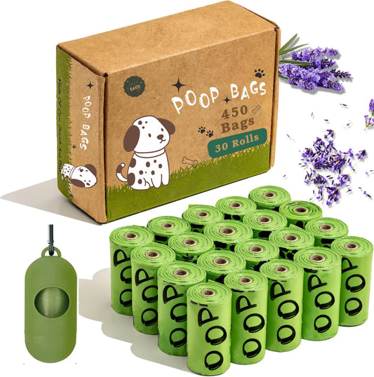 Sacs à déjections parfum lavande Biodégradables
